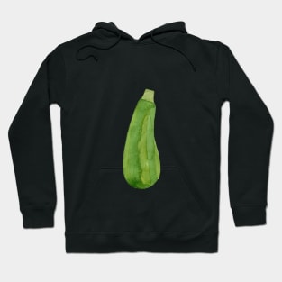 Green cute zucchini Hoodie